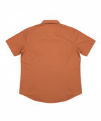 Men's Casual Shirt Half Sleeves - Rust Shc-1927 Strech Fabric (ORG)