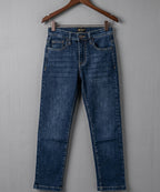 Boys Navy Blue Stretch Denim Jeans- Bjp-0301