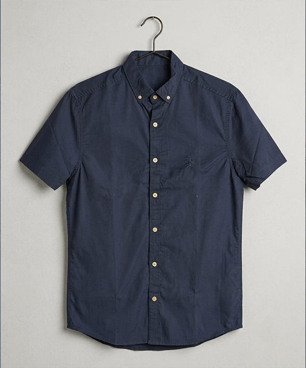 Men's Casual Shirt Half sleves - Navy Shc-1925 (ORG-H)