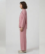 Women's Western Pink Relaxed Fit Co-Ord Set LTP-0030