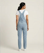 HR Clothing Women's Denim Rompers – L-Blue- DG-0007
