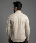 Men's Casual Shirt - Shc-1113 Beige
