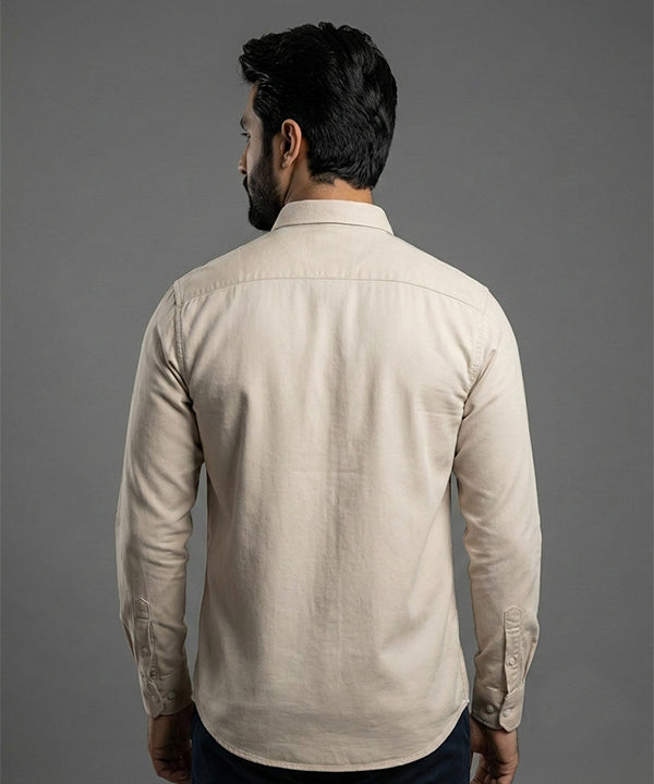 Men's Casual Shirt - Shc-1113 Beige