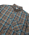Men's Casual Shirt - Shc-1192 Brown Chk