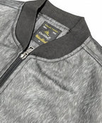 Men's Leather Jacket - Printed Grey JK-0438