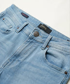 Men's Denim Straight Fit Jeans - Sky-Blue - JP-2262