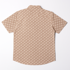 HR clothing Kids Half Sleeves Shirt - Printed Beige BSH-0110