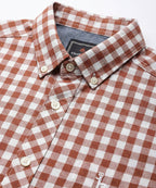 Men's Casual Shirt - Shc-1488 Rust Chk