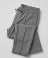 Waffle Knit Elastic Waist Trousers - D grey Lwr-0694