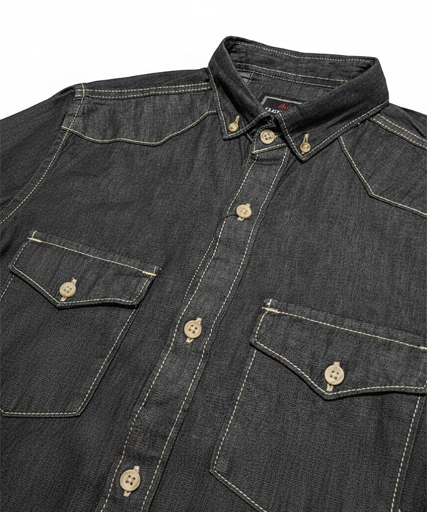 Men's Casual Shirt - Shc-1454 M-Black