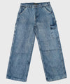 Men's Baggy Carpenter Denim - Wash Blue Jp-2080