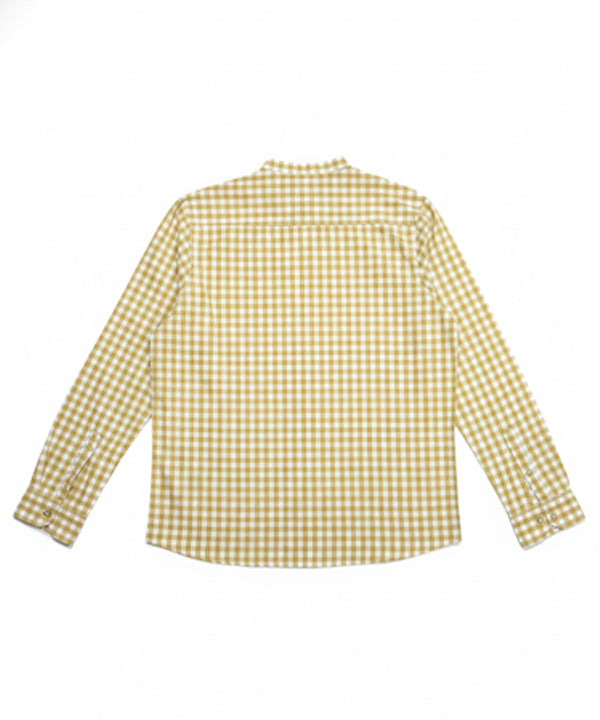 Men's Casual Shirt - Shc-1443 Yellow Chk