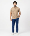 A|X Logo Self-Textured Polo T-Shirt TSH-7163 Beige