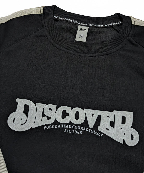 Men's Sweat Shirt - Black Tsh-5978