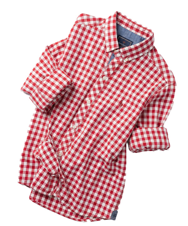 Men's Casual Shirt - Shc-1489 Red Chk