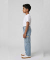 Boys Comfortable Relaxed Fit Baggy Denim- Ice Blue Bjp-0291