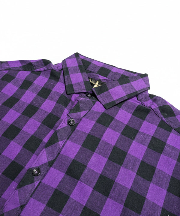 Men's Casual Shirt - Shc-0593 Purple check