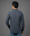 Men's Casual Shirt - Shc-1379 Texture Navy