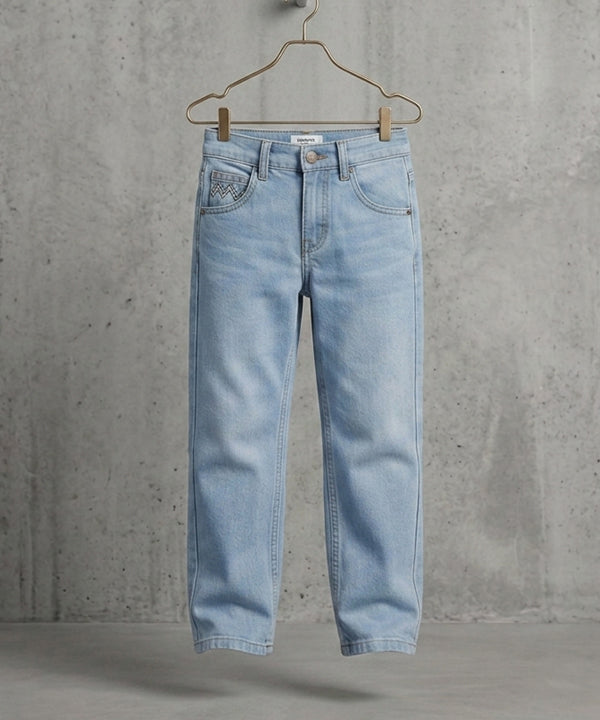 Boys Straight Fit Jeans- BJP-0297 Ice Blue