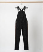HR Clothing Women's Denim Rompers – Black - DG-0004