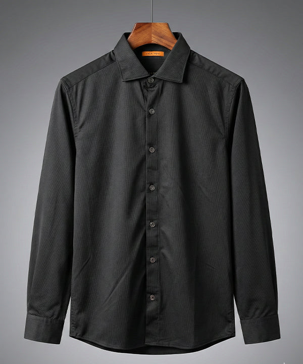 Men's Casual Shirt - Black Stripe Shc-1972 Strech Fabric (ORG)