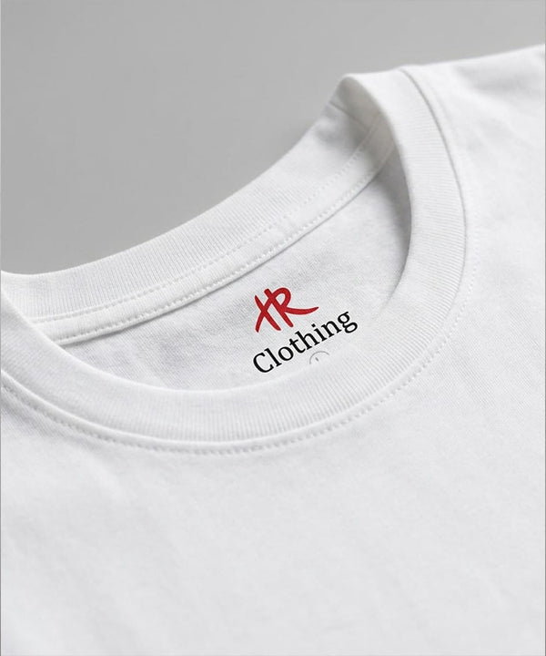 HR Clothing Men’s White Basic T-Shirt – TSH-7207