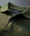 A|X Logo Self-Textured Polo T-Shirt TSH-7163 Olive