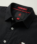 Men's Black Casual Shirt -Shc-1726 (ORG-H)