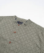 Men's Casual Shirt - Shc-1382 Texture Green