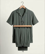 HR clothing Mens Thermal Co-Ord Set 3086/0706 -D-Green