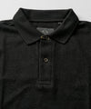 A|X Logo Self-Textured Polo T-Shirt TSH-7163 Black
