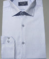 Men's Dress Shirt - Texture Blue Dsh-0287