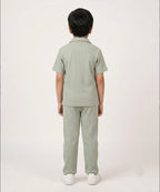 HR clothing Kids Thermal Co-Ord Set 0138/0116 -L-Green