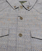 Men's Casual Shirt - Texture Grey Shc-1723 ORG
