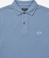 A|X Logo Self-Textured Polo T-Shirt TSH-7163 R-Blue
