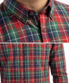 Men's Casual Shirt - Shc-1615 G-Red Chk