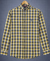 Men's Casual Shirt - Shc-1701 Yellow Chk