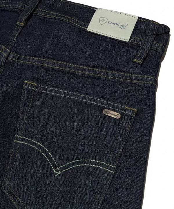 HR Clothing Men's Denim Straight Fit - Navy JP-1884