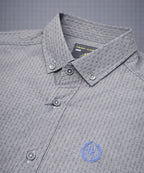 Men's Casual Shirt - Shc-1063 Dotted Grey