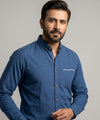 Men's Casual Shirt - Shc-1062 Dotted Blue