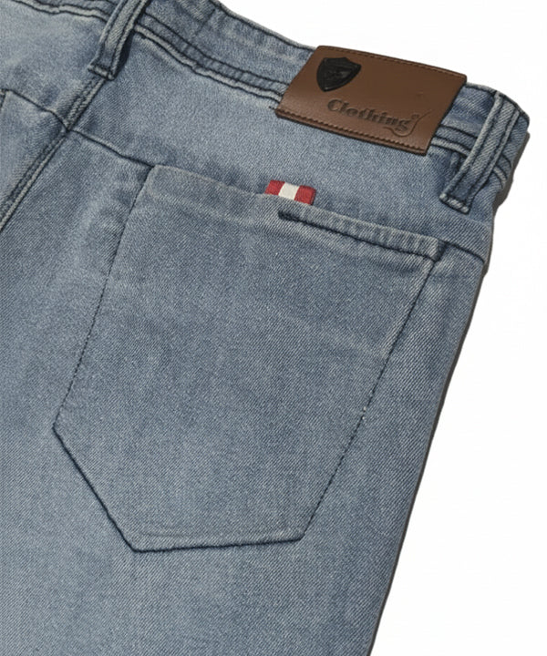 HR Clothing Men's Denim - L Blue JP-1974
