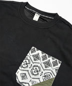 Men's Sweat Shirt - Black Tsh-5977