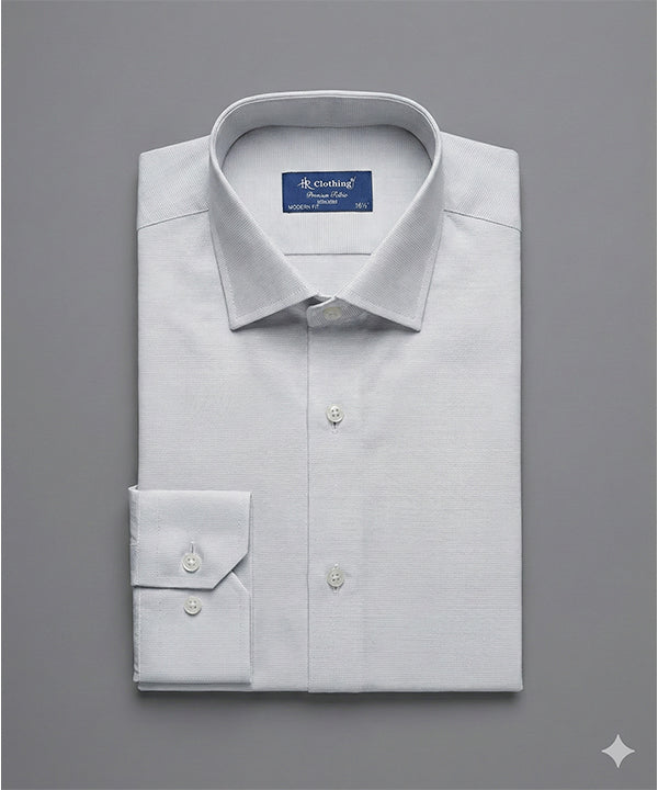 Men's Dress Shirt - Self/Grey Dsh-0289