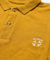 Premium Ribbed Collar Polo T-Shirt Mustard TSH-7162
