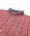 Men's Casual Shirt - Shc-1117 Rust Chk