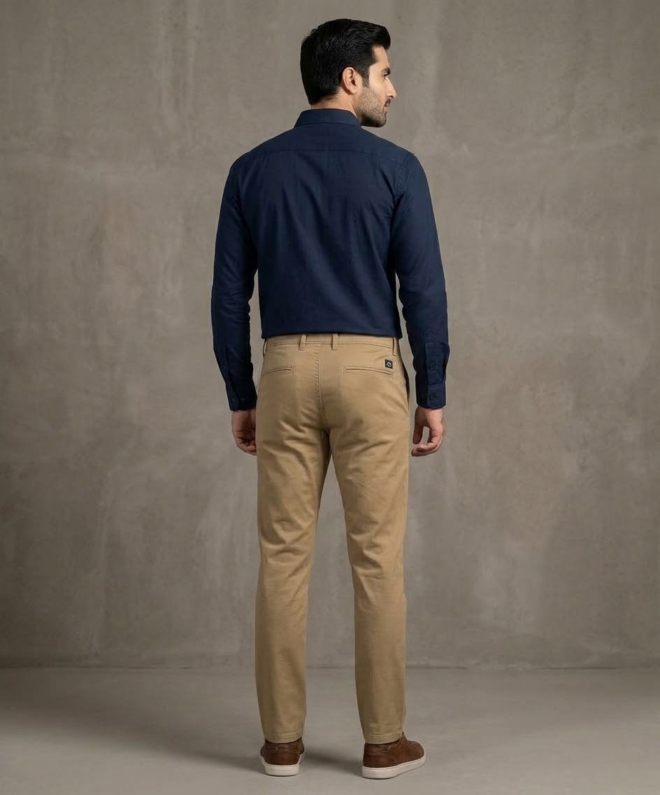 Men's Straight Fit Chino - Camel - CP-0560