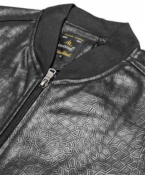 Men's Leather Jacket - Black JK-0413