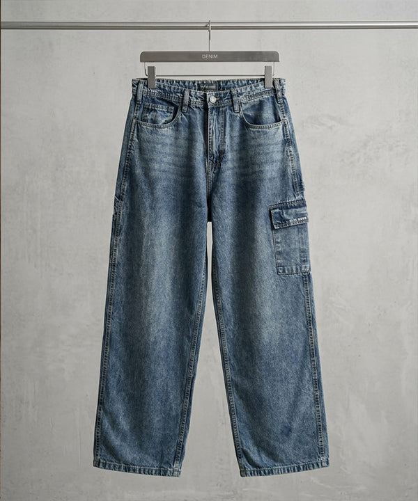 HR Clothing Women's Full Baggy Denim Jeans - JP-2207 – Navy