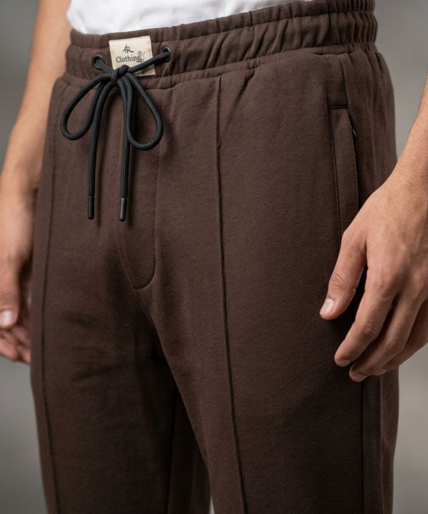 Men’s Terry Smart Baggy Trousers– LWR-0705 Coffee