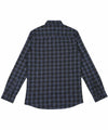 Men's Casual Shirt - Shc-1117 Black/Blue Chk